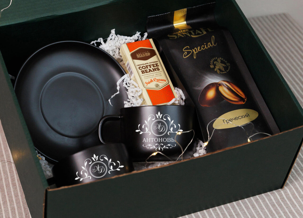 Кофейный подарочный набор на 2 персоны